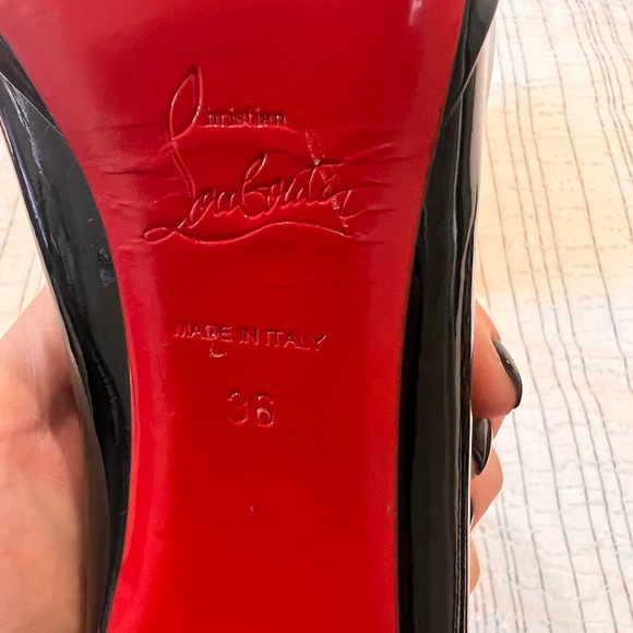 Authentic Christian Louboutin platform 4 inch heel - Picture 4 of 7